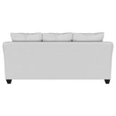 Salizar Upholstered Flared Arm Sofa Charcoal Grey