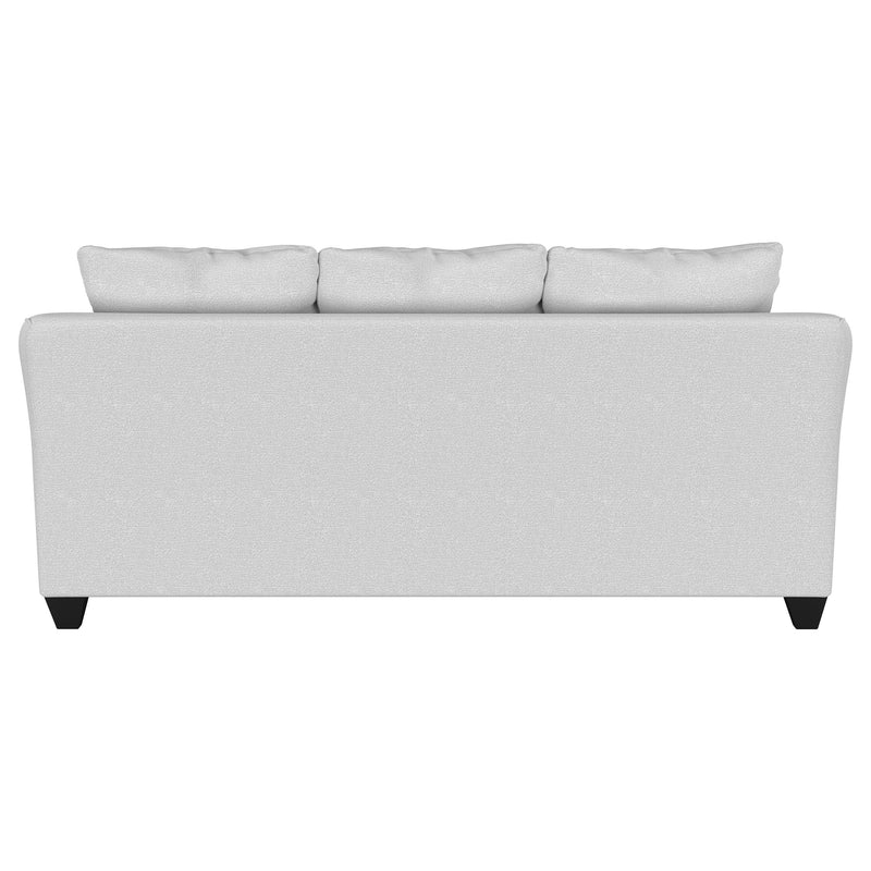 Salizar Upholstered Flared Arm Sofa Charcoal Grey