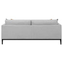 Apperson Upholstered Track Arm Sofa Light Grey