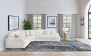Emberson  Upholstered Modular Sectional Sofa Ivory