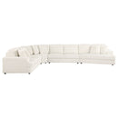 Emberson  Upholstered Modular Sectional Sofa Ivory