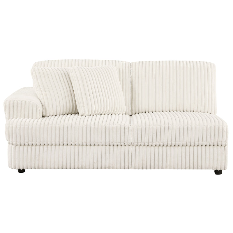 Emberson Upholstered Sectional Ivory