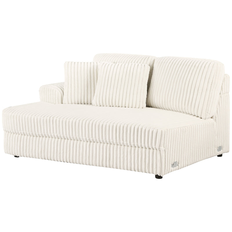 Emberson Upholstered Sectional Ivory