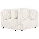 Emberson Upholstered Sectional Ivory