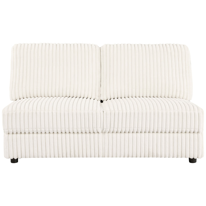 Emberson Upholstered Sectional Ivory