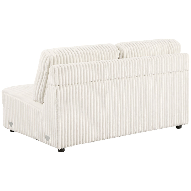 Emberson Upholstered Sectional Ivory