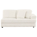 Emberson Upholstered Sectional Ivory