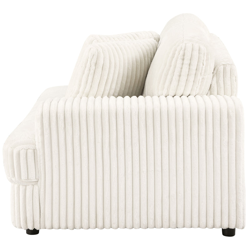 Emberson Upholstered Sectional Ivory