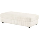 Emberson Upholstered Rectangular Storage Ottoman Ivory