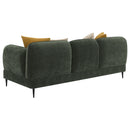 Jade  Chenille Upholstered Sofa Set Green