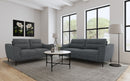 Nolan  Upholstered Sofa Set Charcoal