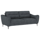 Nolan  Upholstered Sofa Set Charcoal
