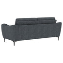 Nolan  Upholstered Sofa Set Charcoal