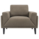 Rilynn Upholstered Track Arm Accent Chair Grey