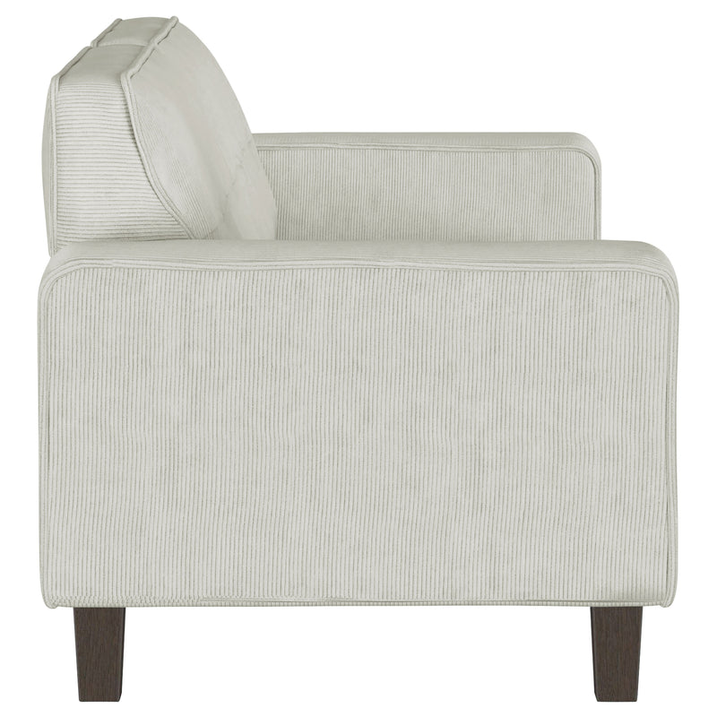 Deerhurst Upholstered Track Arm Sofa Set Greige