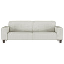 Deerhurst Upholstered Track Arm Tufted Sofa Greige