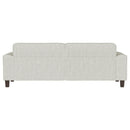Deerhurst Upholstered Track Arm Tufted Sofa Greige