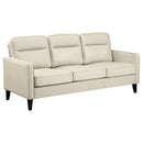 Jonah  Upholstered Track Arm Sofa Set Green