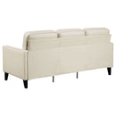 Jonah  Upholstered Track Arm Sofa Set Green