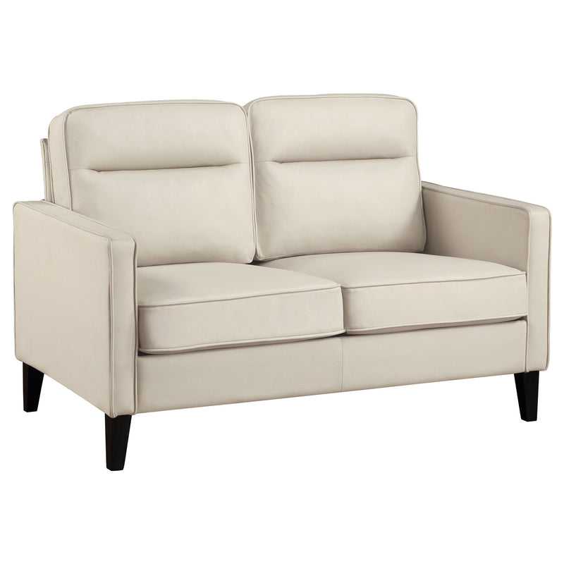 Jonah  Upholstered Track Arm Sofa Set Green
