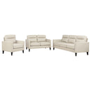 Jonah  Upholstered Track Arm Sofa Set Green