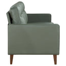 Jonah  Upholstered Track Arm Sofa Set Green