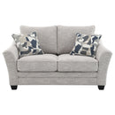 Tomkins  Boucle Upholstered Sofa Set Light Grey