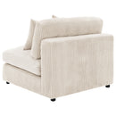 Blaine Upholstered Armless Chair Sand