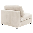Blaine Upholstered Armless Chair Sand