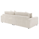 Blaine Upholstered Reversible Chaise Sectional Sofa Fog