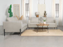 Tilly  Upholstered Track Arm Sofa Set Oatmeal