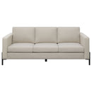Tilly Upholstered Track Arm Sofa Oatmeal