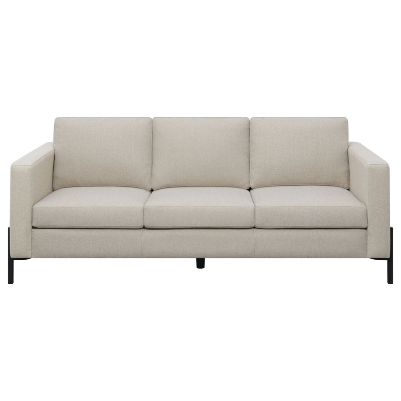 Tilly Upholstered Track Arm Sofa Oatmeal