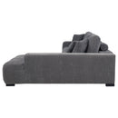 Octavia Upholstered Sectional Chaise Sofa Camel