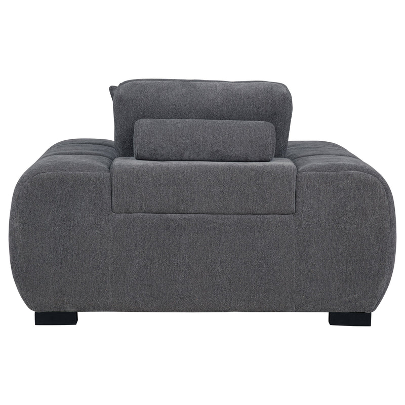 Octavia Upholstered Track Arm Accent Chair