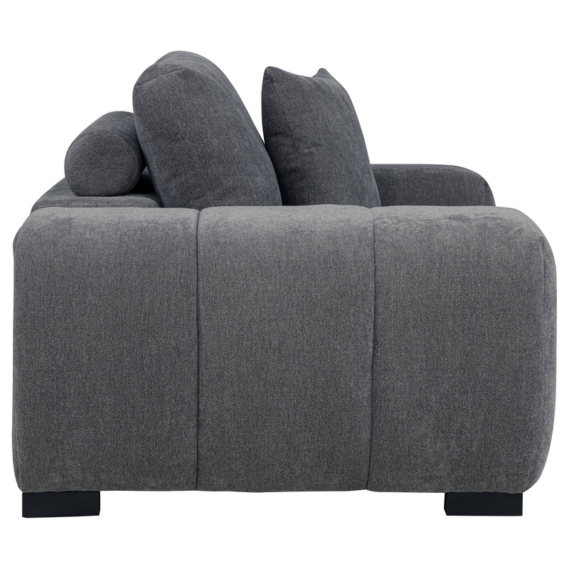 Octavia Upholstered Track Arm Accent Chair