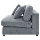 Blaine Upholstered Armless Chair Sand