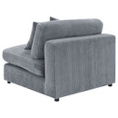 Blaine Upholstered Armless Chair Sand
