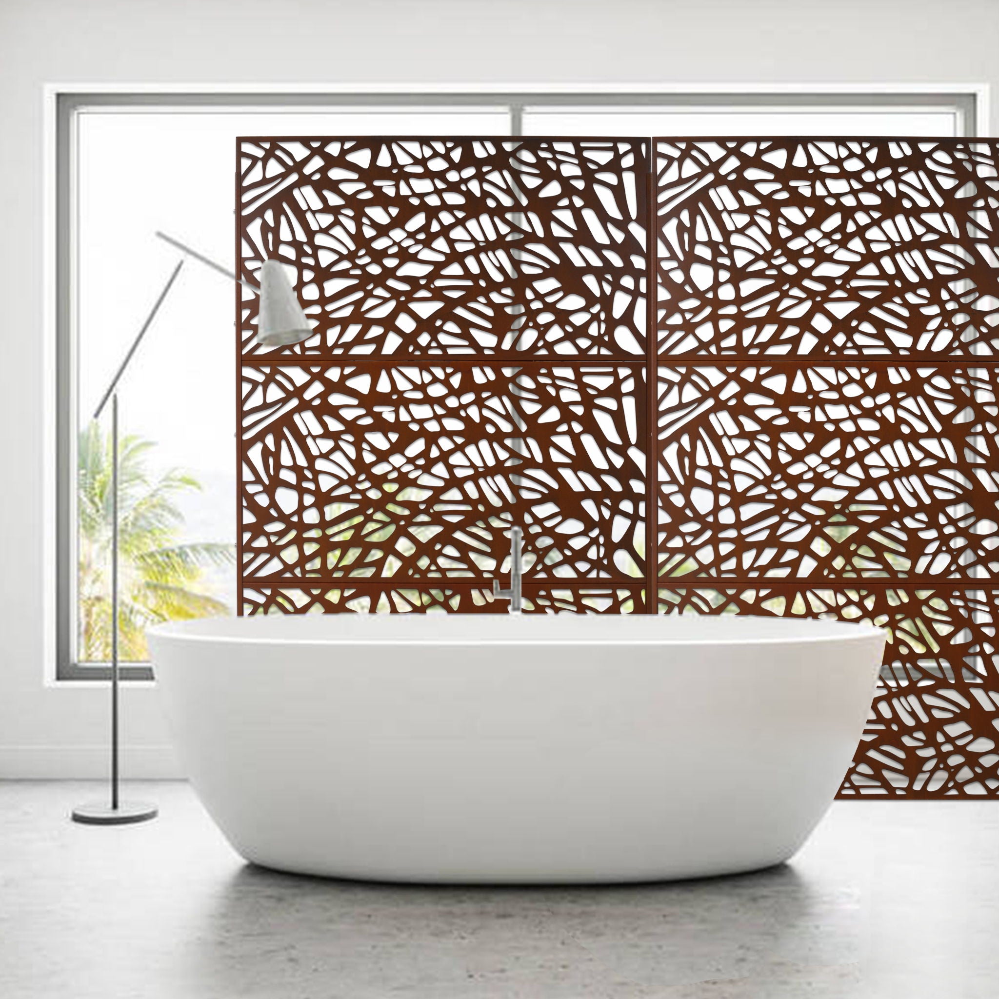 Outdoor & Indoor Freestanding Decorative Privacy Screen