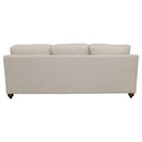 Glenn  Upholstered Sofa Set Light Grey and Blue