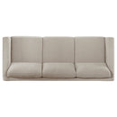 Islington Upholstered Panel Arm Sofa Set Taupe