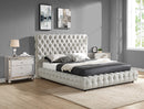 Flory Bedroom Set Platform -Dove