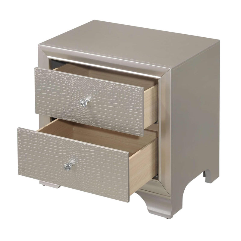 Crown Mark Lyssa 2-Drawer Nightstand B4300-2 IMAGE 3