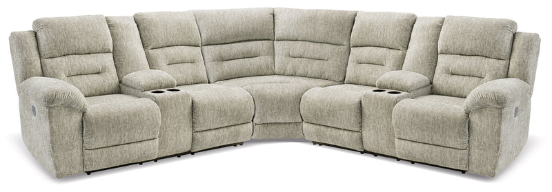 Family Den 3-Piece Power Reclining Sectional