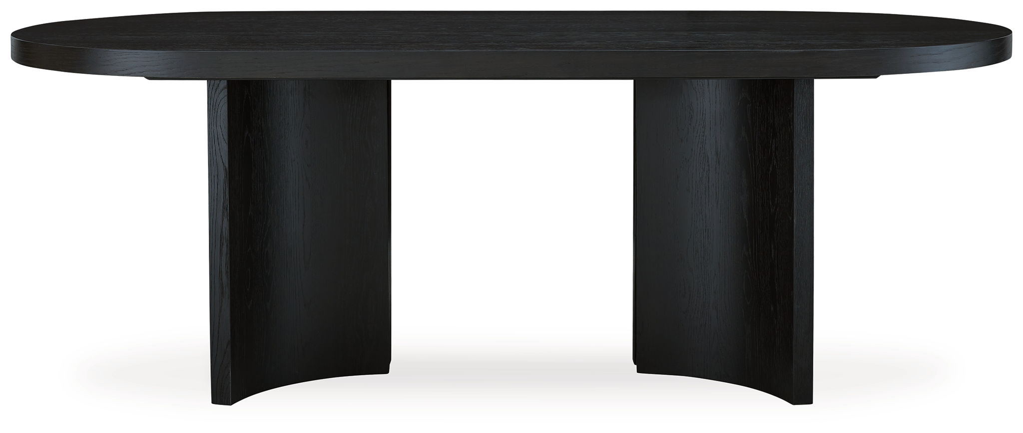 Rowanbeck - Oval Dining Room Table - Black