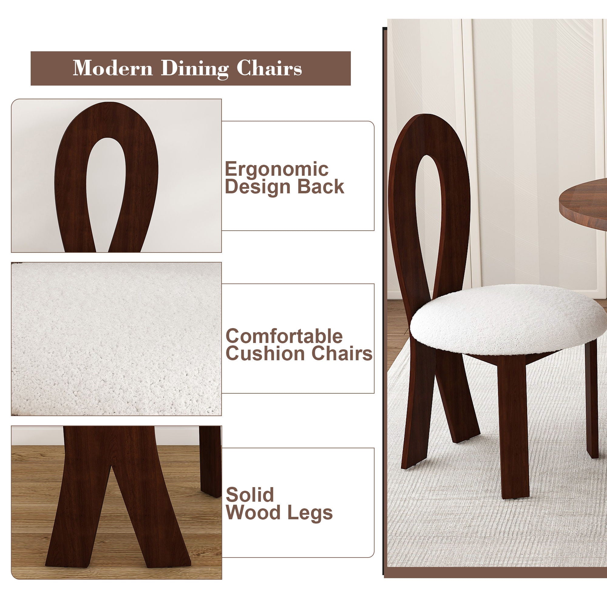 Modern Oval Dining Table With Chairs