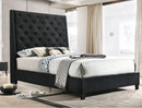 Chantilly Bed Black Velvet