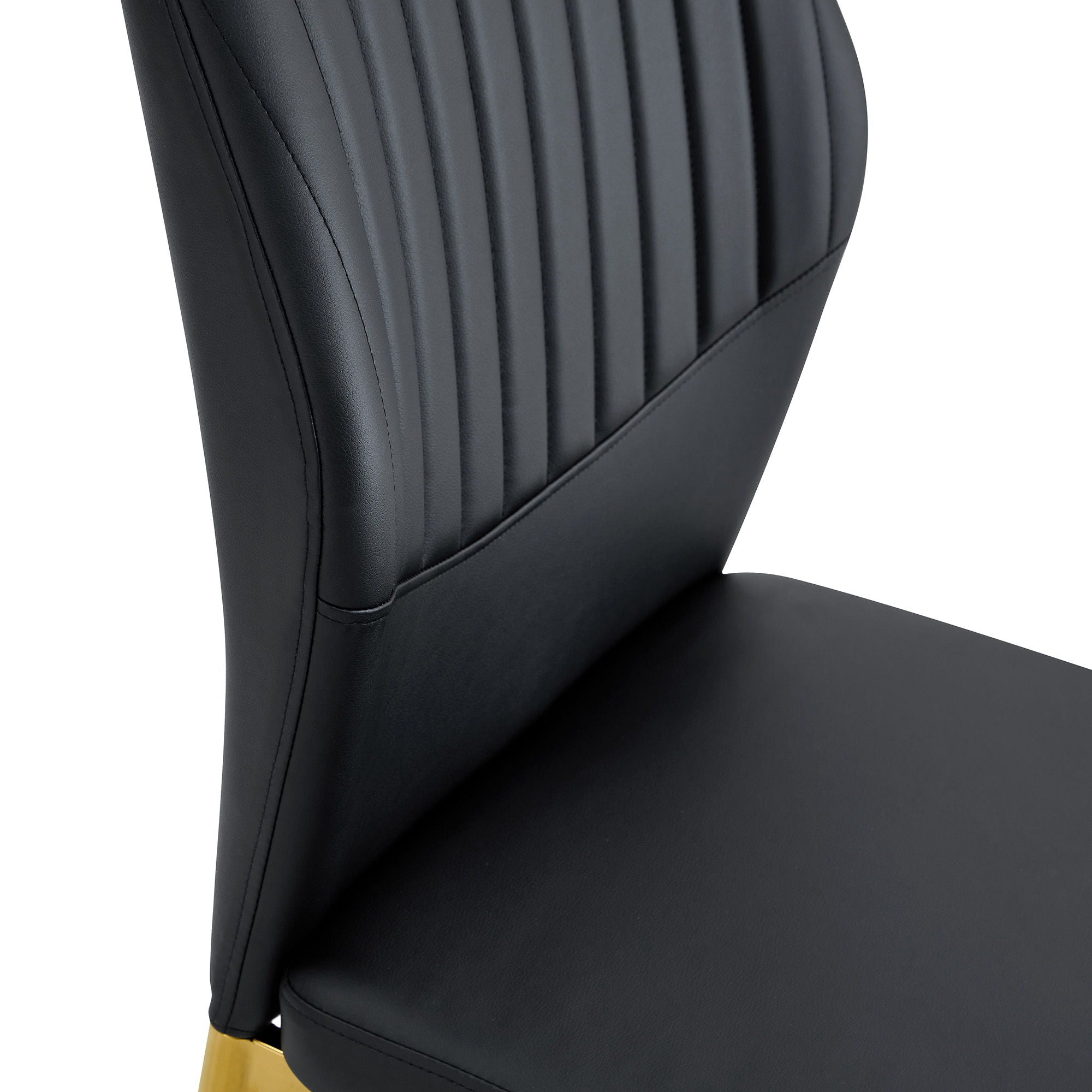Luxury Simple Chair With Metal Leg