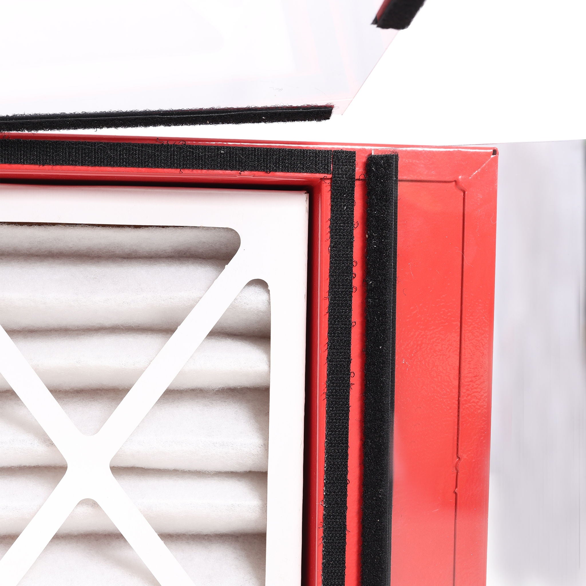 Portable Tabletop Dust Collector With Hepa Filter - Red