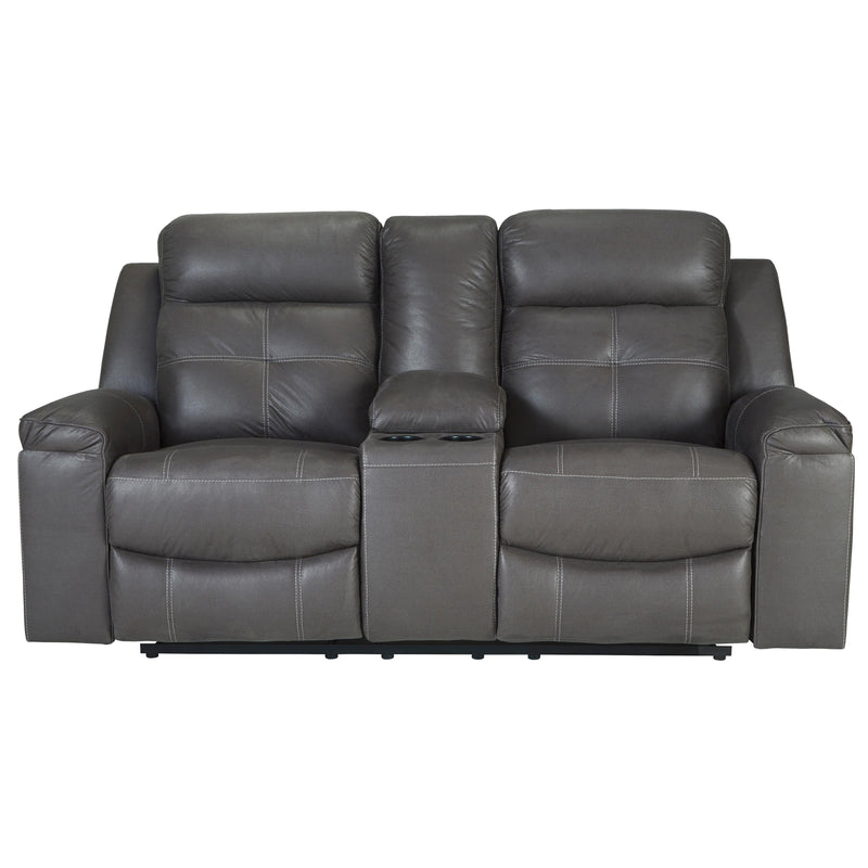 Signature Design by Ashley Jesolo Reclining Fabric Loveseat 8670594 IMAGE 1